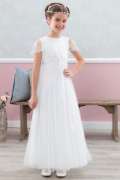 Emmerling Ivory or White Communion Dress - Style Flavia