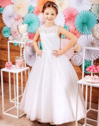 Emmerling White Communion Dress - Style Gustava