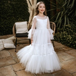 Emmerling Ivory or White Communion Dress - Style Geena