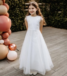 Emmerling Ivory or White Communion Dress - Style Gitta