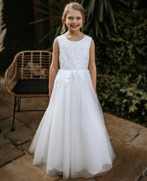 Emmerling Ivory or White Communion Dress - Style Gledys