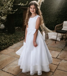 Emmerling Ivory or White Communion Dress - Style Giovanna