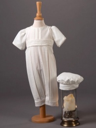 Baby Boys Cotton Romper & Hat - Jacob by Millie Grace