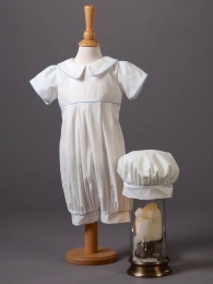 Baby Boys Cotton Romper & Hat - Louie by Millie Grace