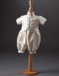 Baby Boys Waistcoat Christening Romper - Max by Millie Grace