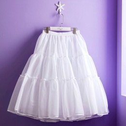 White Short Communion Petticoat - Gemma P160S by Peridot