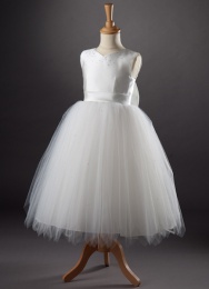 Girls Sweetheart Diamante Tulle Dress - Tate by Busy B's Bridals