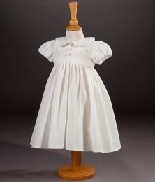 Baby Girls Linen Look Cotton Dress - Tia by Millie Grace