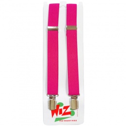 Boys Hot Pink Adjustable Formal Plain Braces