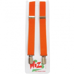 Boys Orange Adjustable Formal Plain Braces