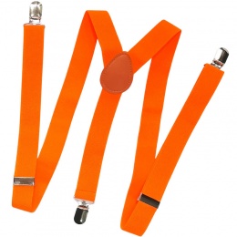 Children's Neon Orange Y-Back Adjustable Braces