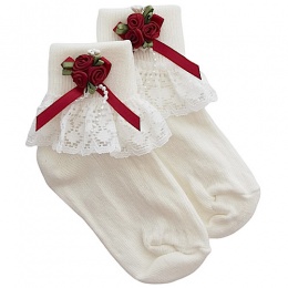 baby girl ivory socks